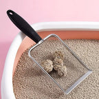 Ergonomic Stainless Steel Litter Scooper