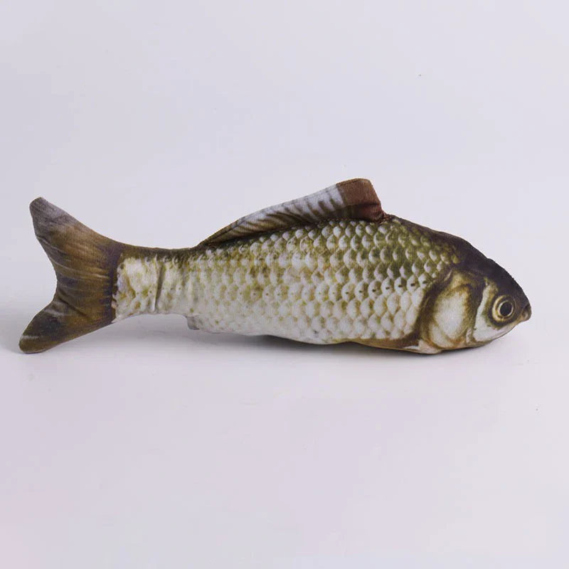 Plush Fish Chew Toy for Cats - view 8