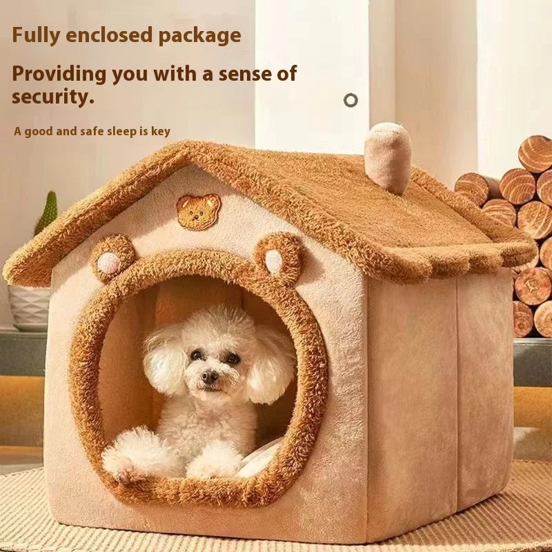 All-Season Washable Dog House Bed for Small Dogs - view 6