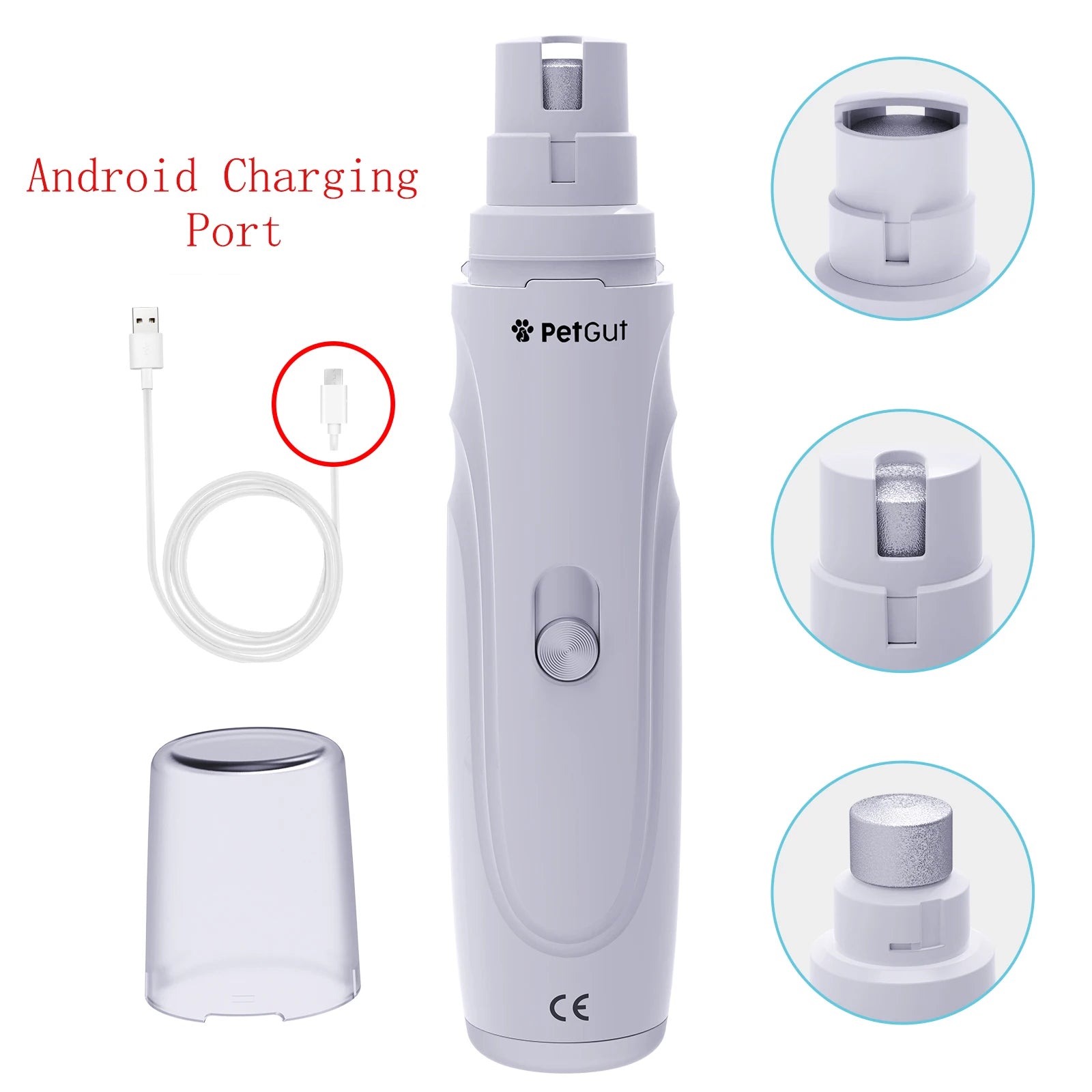 USB Rechargeable Electric Pet Nail Grinder