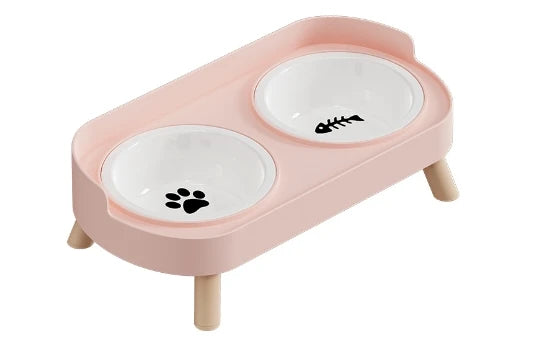 Colorful Stainless Steel Double Bowl for Dogs and Cats - view 13