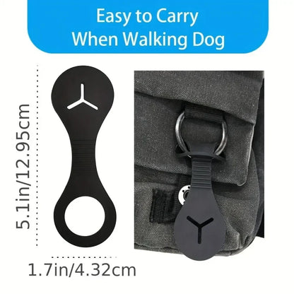 Silicone Dog Poop Bag Holder Leash Clip Pet Poop Bag Dispenser Hands-free Clip Dog Products Outdoor Travel Pet Waste Bag Holder
