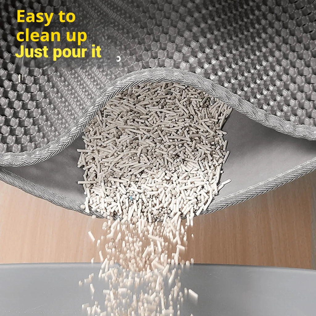 Anti-Splash Double-Layer Cat Litter Mat