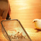 Ergonomic Stainless Steel Litter Scooper