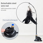 Hands-Free Suction Cup Bird Feather Cat Wand Toy - view 2