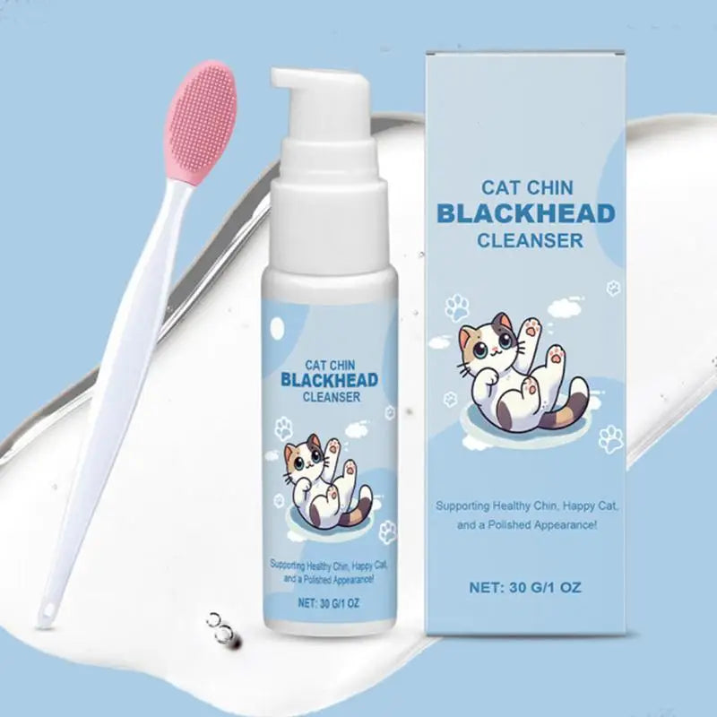 Cat Chin Acne Cleaning Lotion with Brush, 30g - view 6