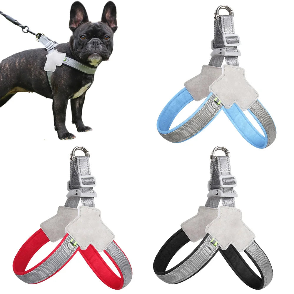 Adjustable Reflective Dog Harness for Hiking