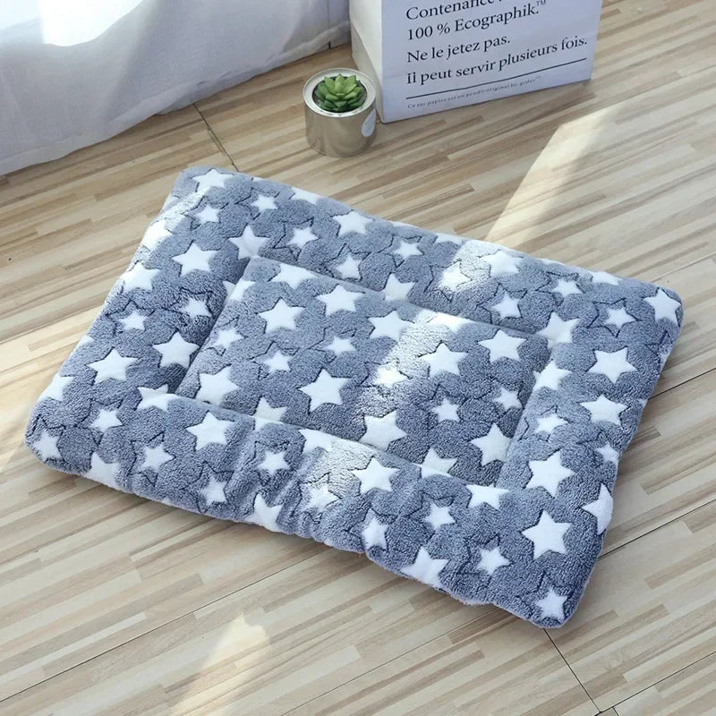 Double-Sided Plush Sleeping Mat Bed for Cats and Small Dogs - view 12