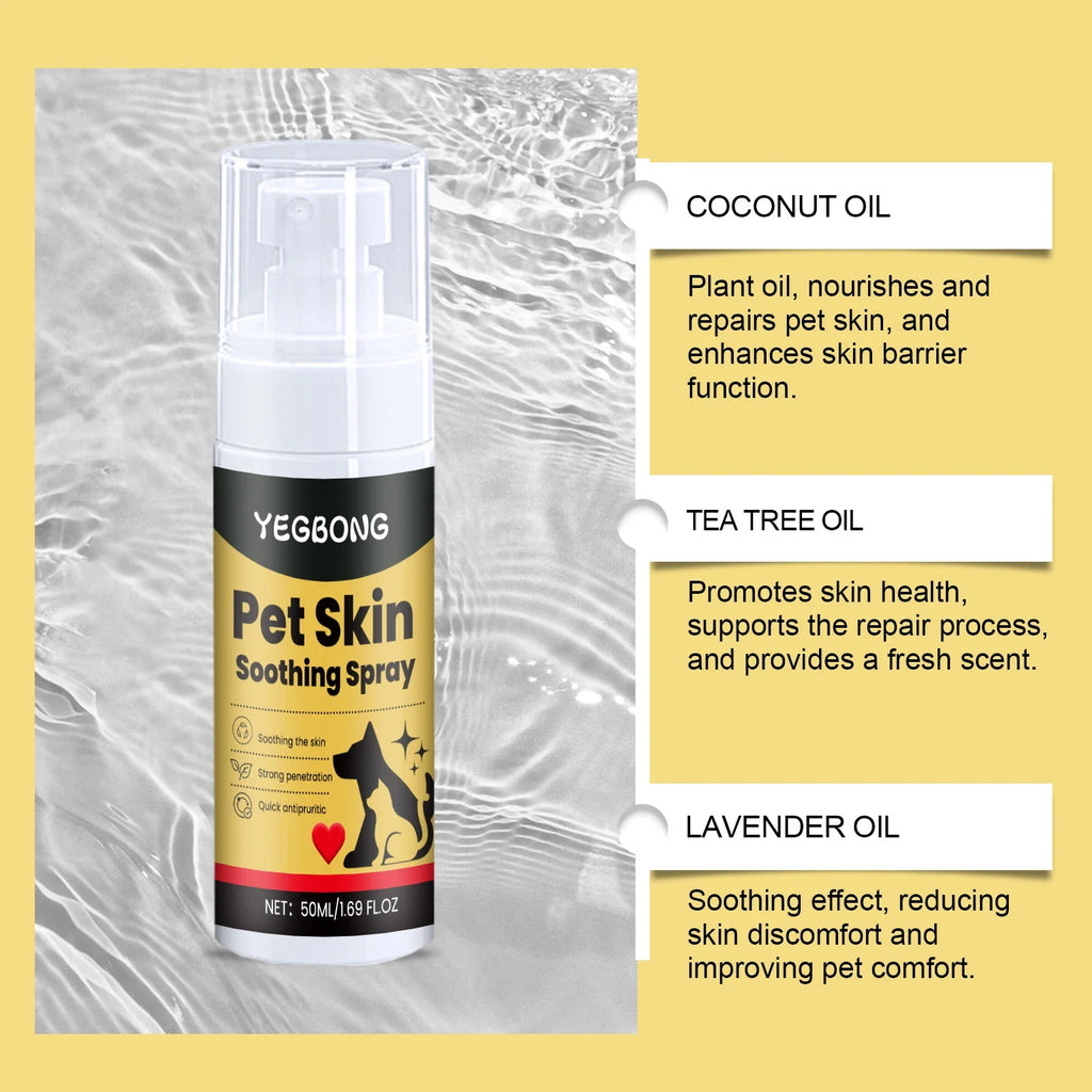 YEGBONG Soothing Skin Care Spray for Dogs and Cats, 50ml - view 2