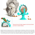 Rotating Treat Wheel Slow Feeder Toy for Cats and Small Dogs - view 5