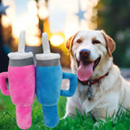 Squeaky Plush Cup Dog Toy for Large Breeds