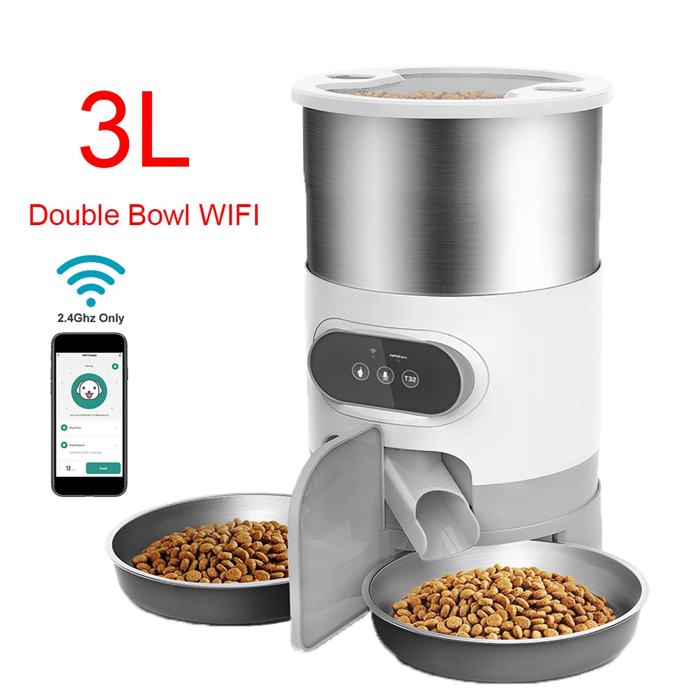 Tuya Smart App-Controlled Pet Feeder