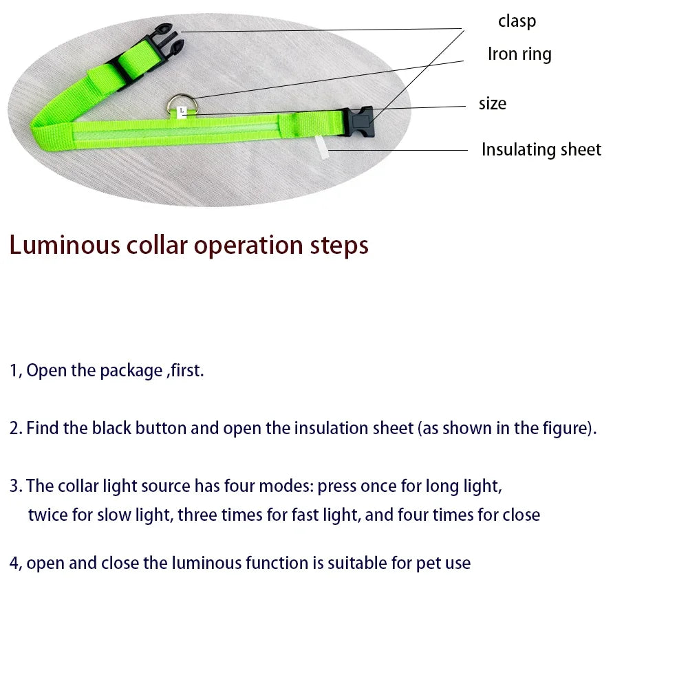 Glow-in-the-Dark LED Dog Leash - view 5