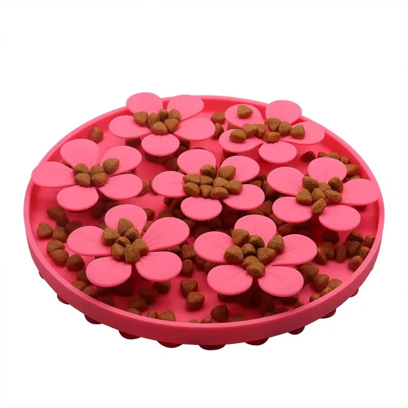 Silicone Slow-Feeder Lick Mat with Suction Cup