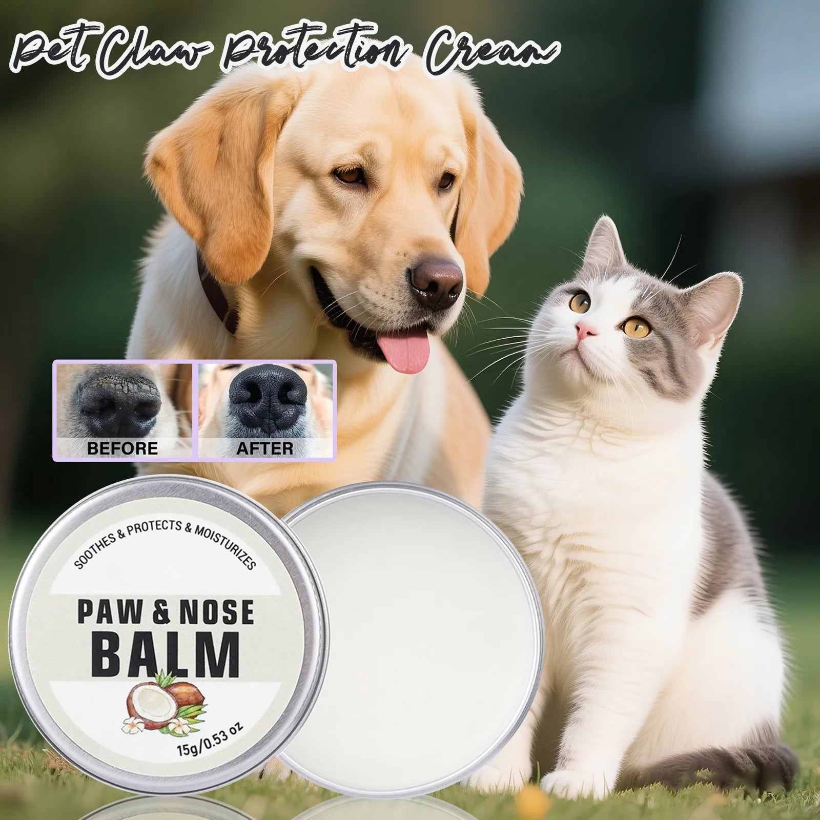 Moisturizing Paw Balm for Dogs and Cats