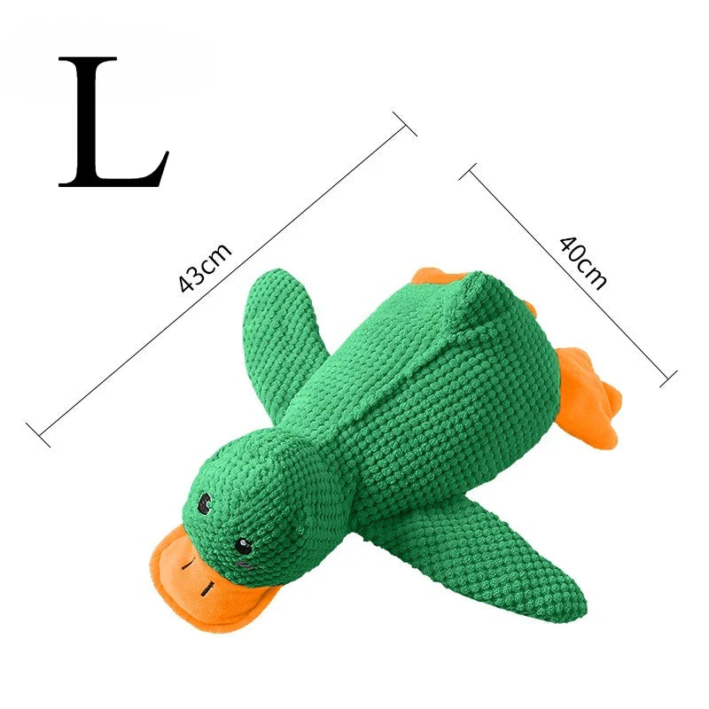 Plush Squeaky Duck Dog Toy