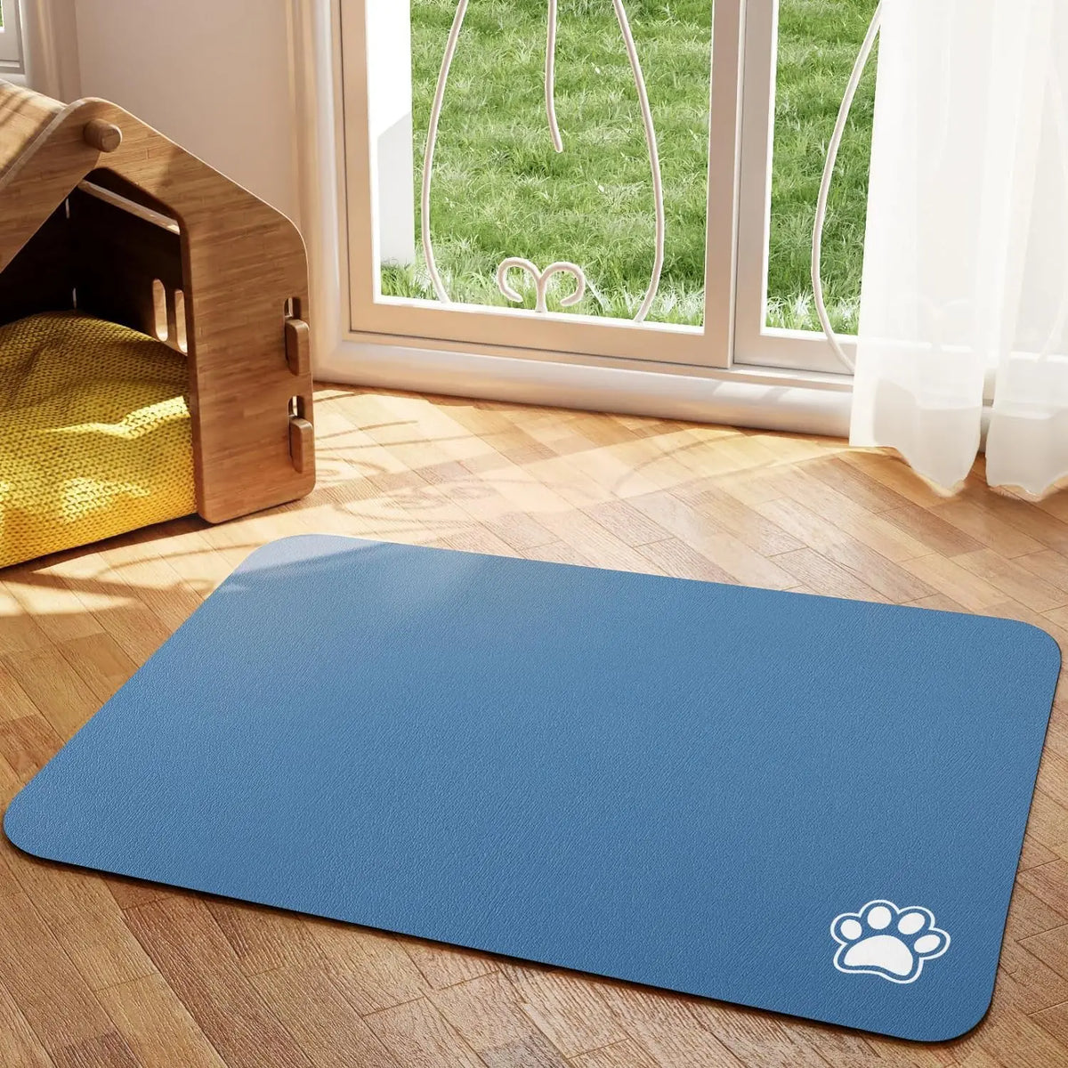 Absorbent Quick-Dry Feeding Mat for Dogs and Cats - view 14