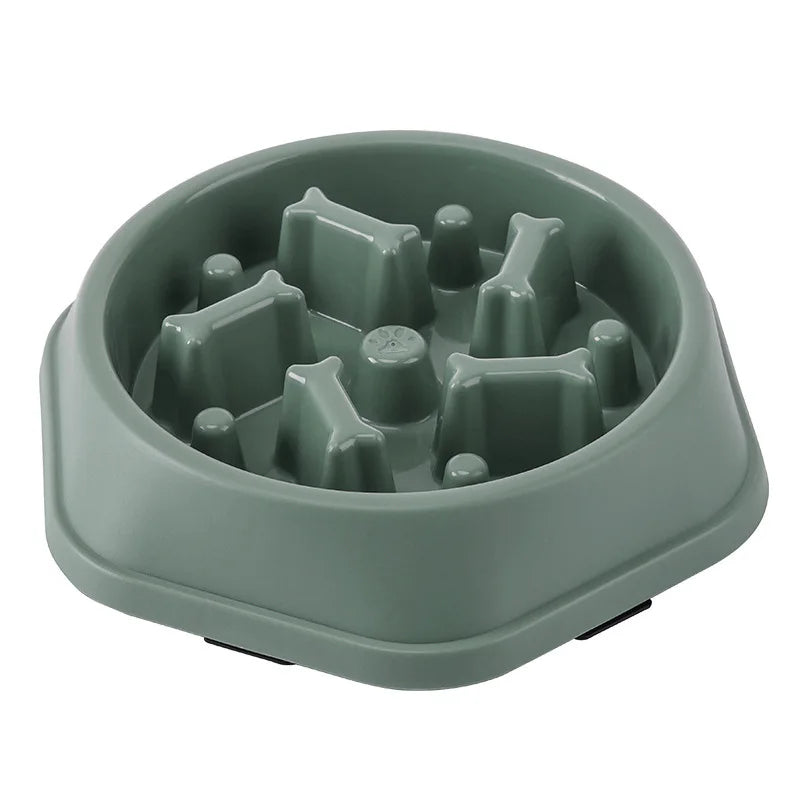 Anti-Choking Slow-Feeder Dog Bowl