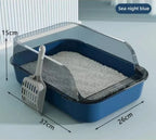 Semi-Enclosed Splashproof Cat Litter Box - view 6