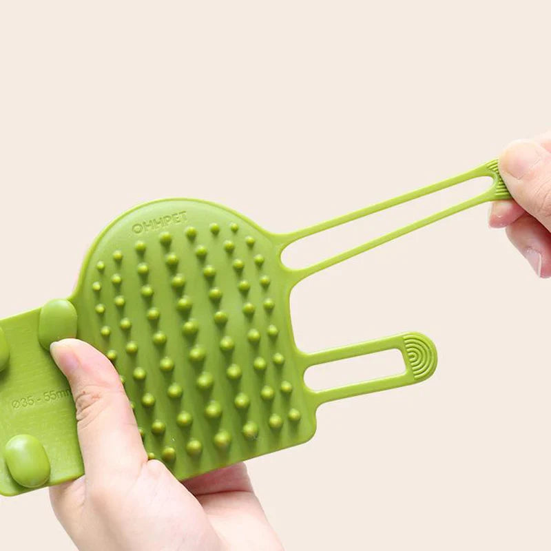 Self-Grooming Wall Corner Scratcher Brush for Cats - view 4