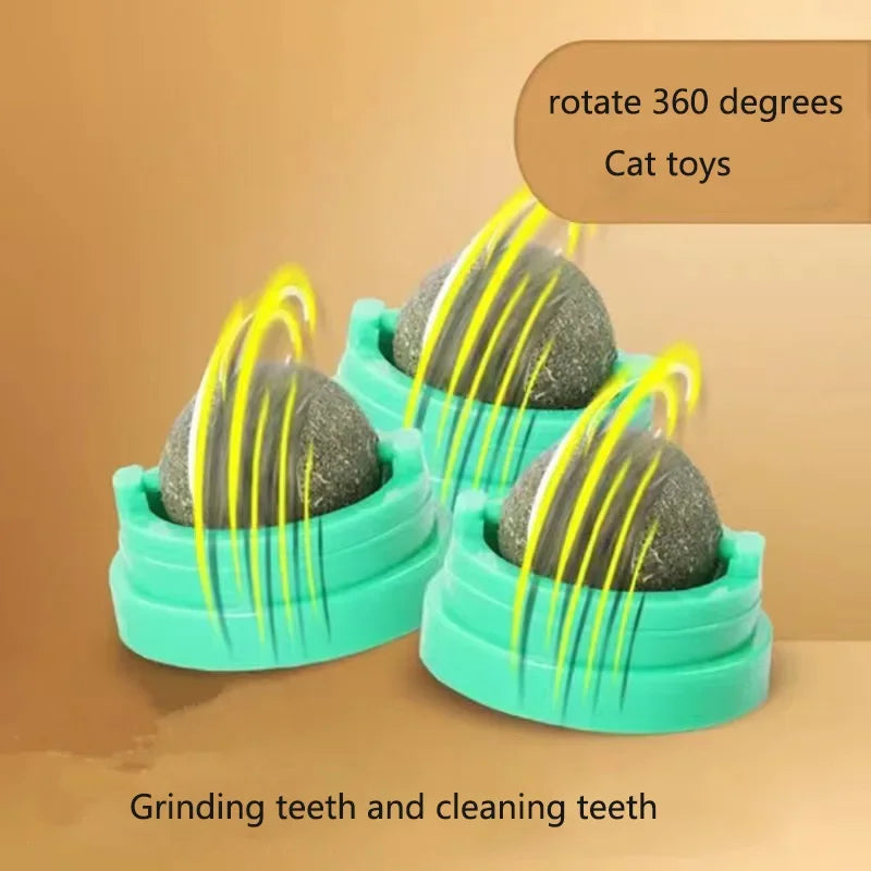 Wall-Mounted Catnip Ball Cat Toy - view 3