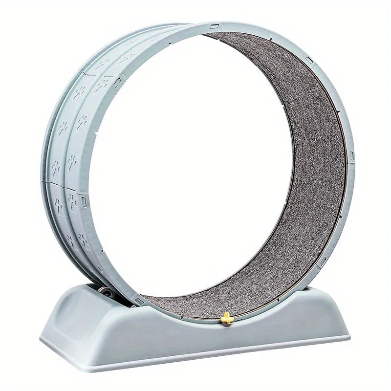 Ultra-Quiet Cat Exercise Wheel Toy with Lock - view 7