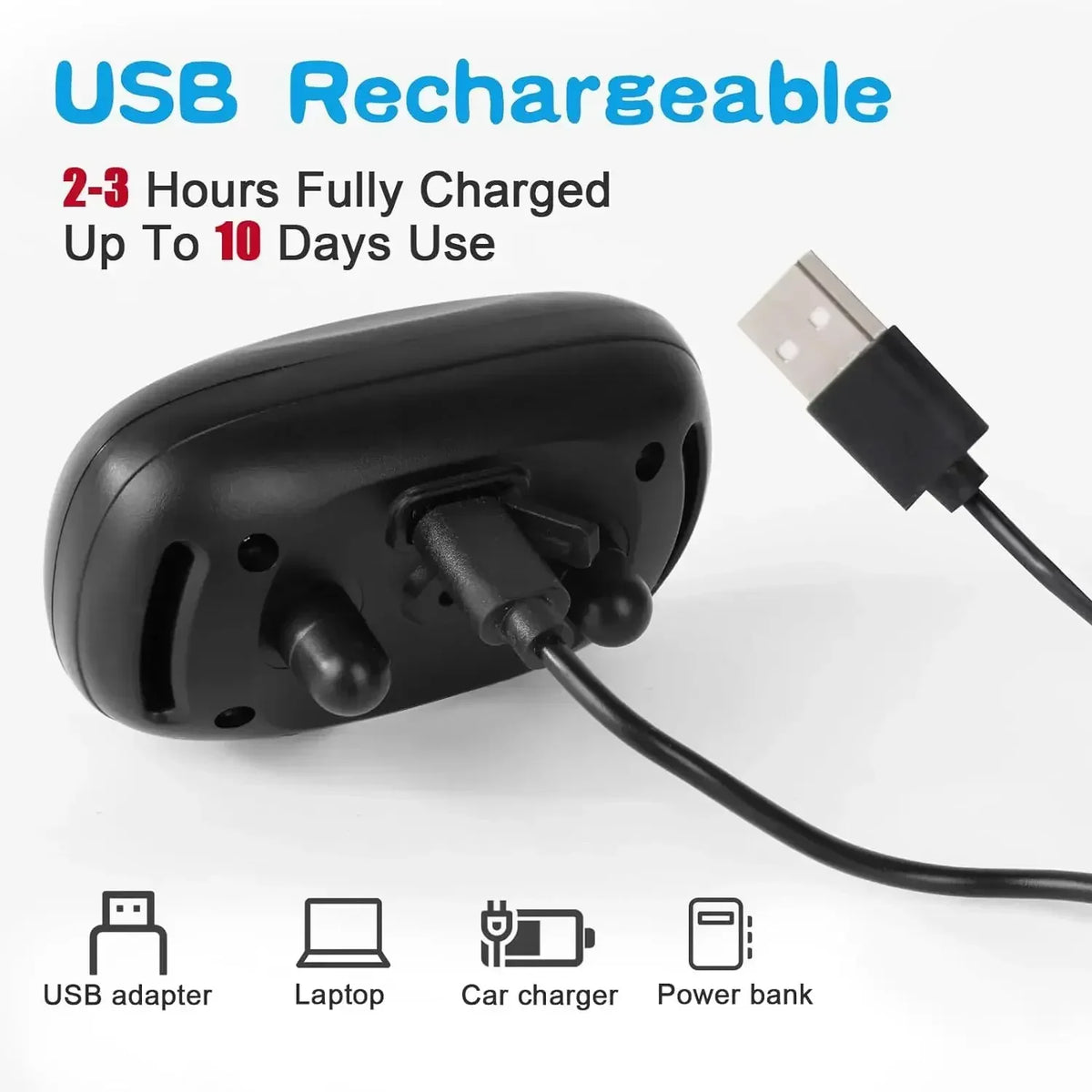 Rechargeable Ultrasonic Anti-Bark Dog Collar - view 6