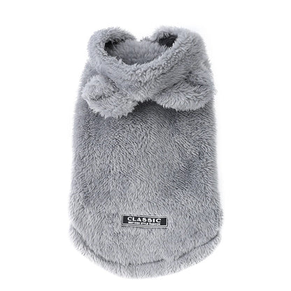 Autumn Winter Cat Clothes Soft Warm Cute Kitten Sweater Pet Fleece Costume For Small Medium Dogs Cats Kitty Sphynx Hoodies Coat