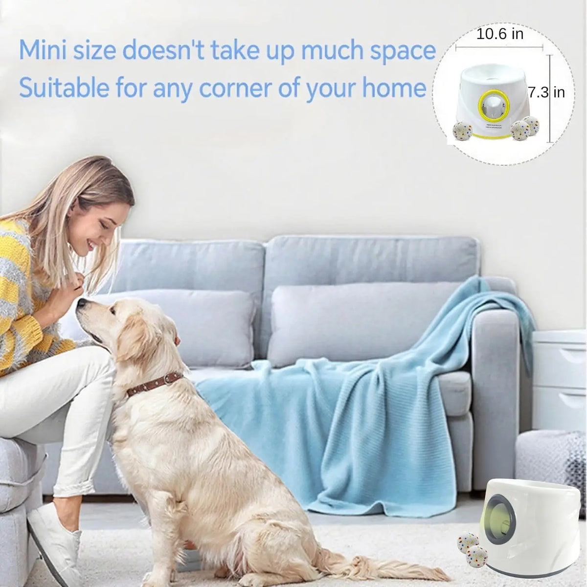 Automatic Ball Launcher Toy for Small Dogs - view 5