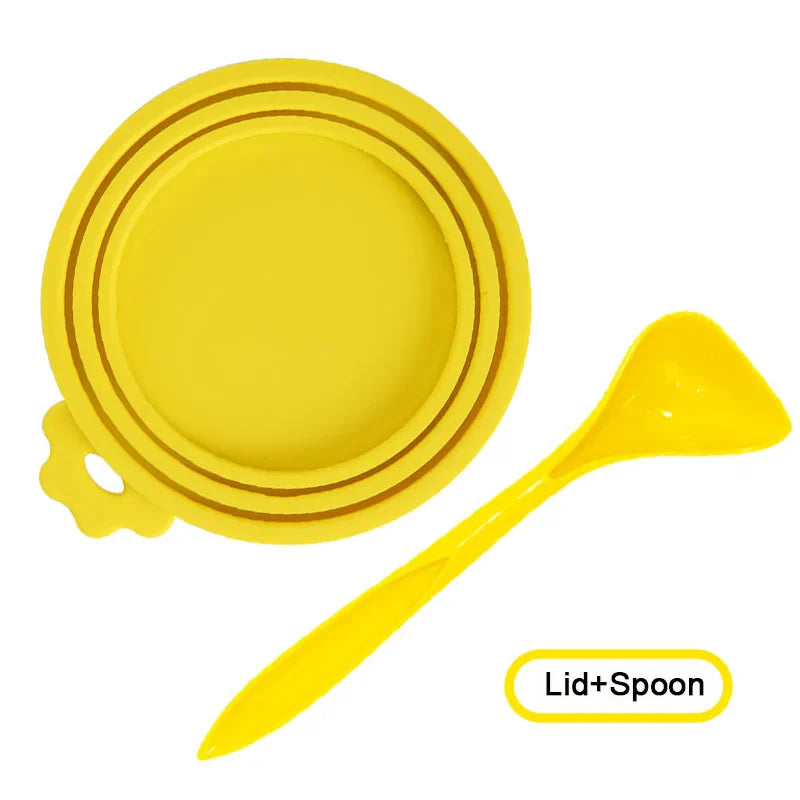 Reusable Pet Food Can Lid and Spoon Set for Dogs and Cats - view 13