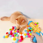Silent Plush Ball Launcher Cat Toy - view 2