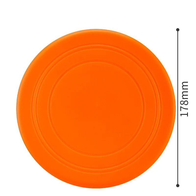 Silicone Flying Saucer Funny Dog Cat Toy Dog Game Flying Discs Resistant Chew Puppy Training Interactive Pet Supplies