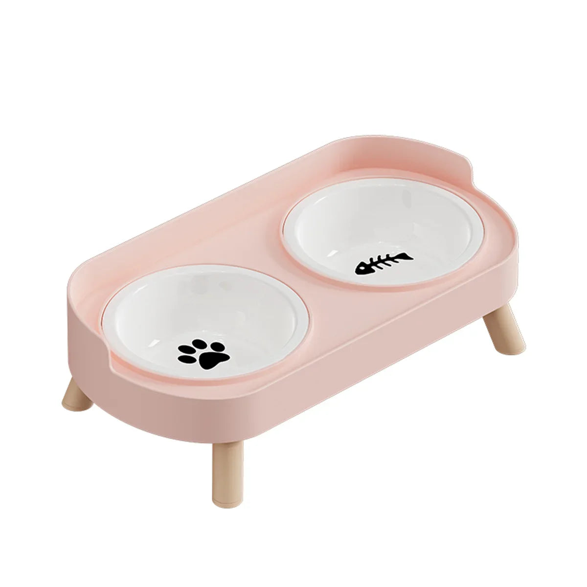 Adjustable Height Double Bowl Feeder for Cats and Dogs - view 10