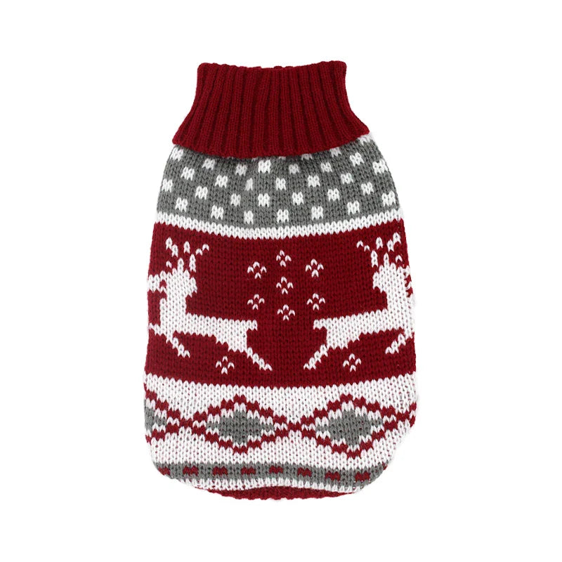 Knitted Winter Sweater for Small and Medium Dogs - view 9