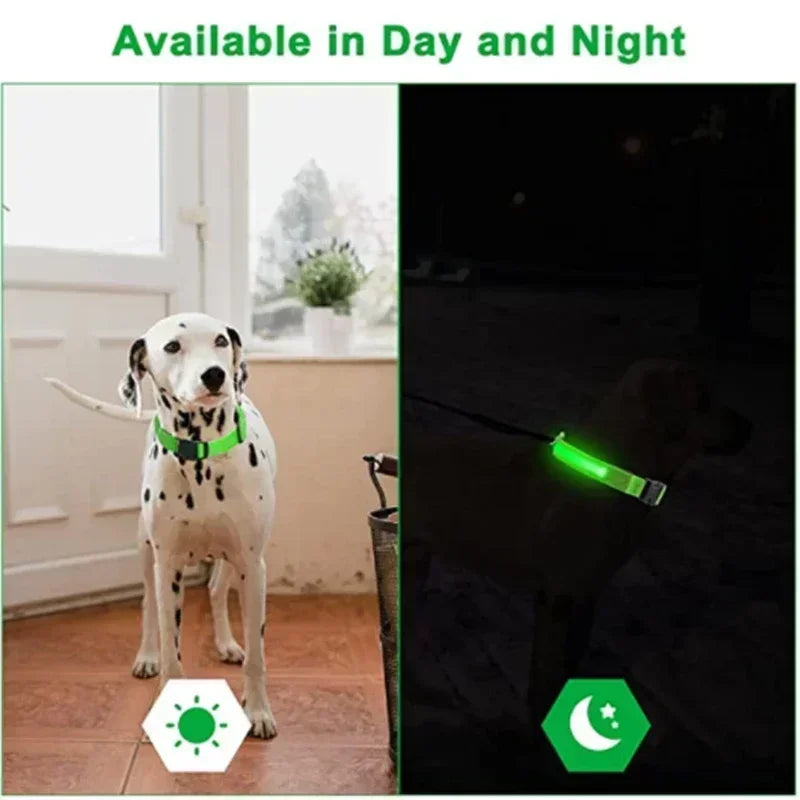 Flashing LED Night Safety Collar for Small Dogs - view 4