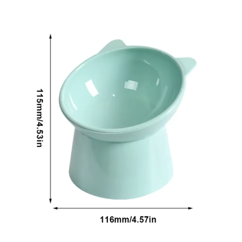 Pet Food Bowl Tilt High Bottom Neck Protector Antichoking Dog and Cat Water Bowl Antidumping Dog Feeding Supplies