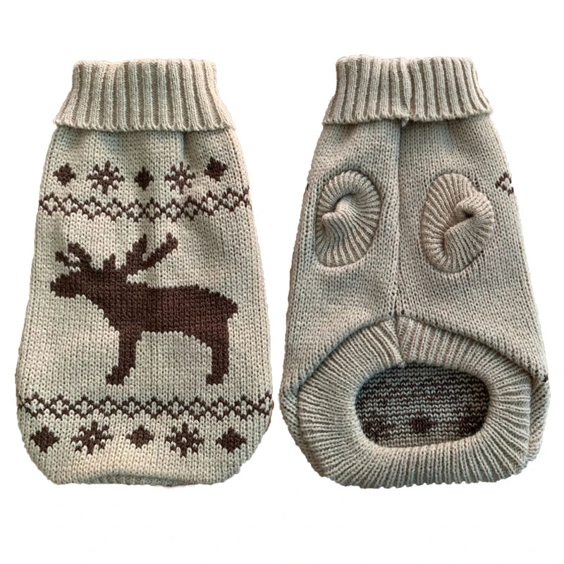 Knitted Winter Sweater for Small and Medium Dogs - view 11