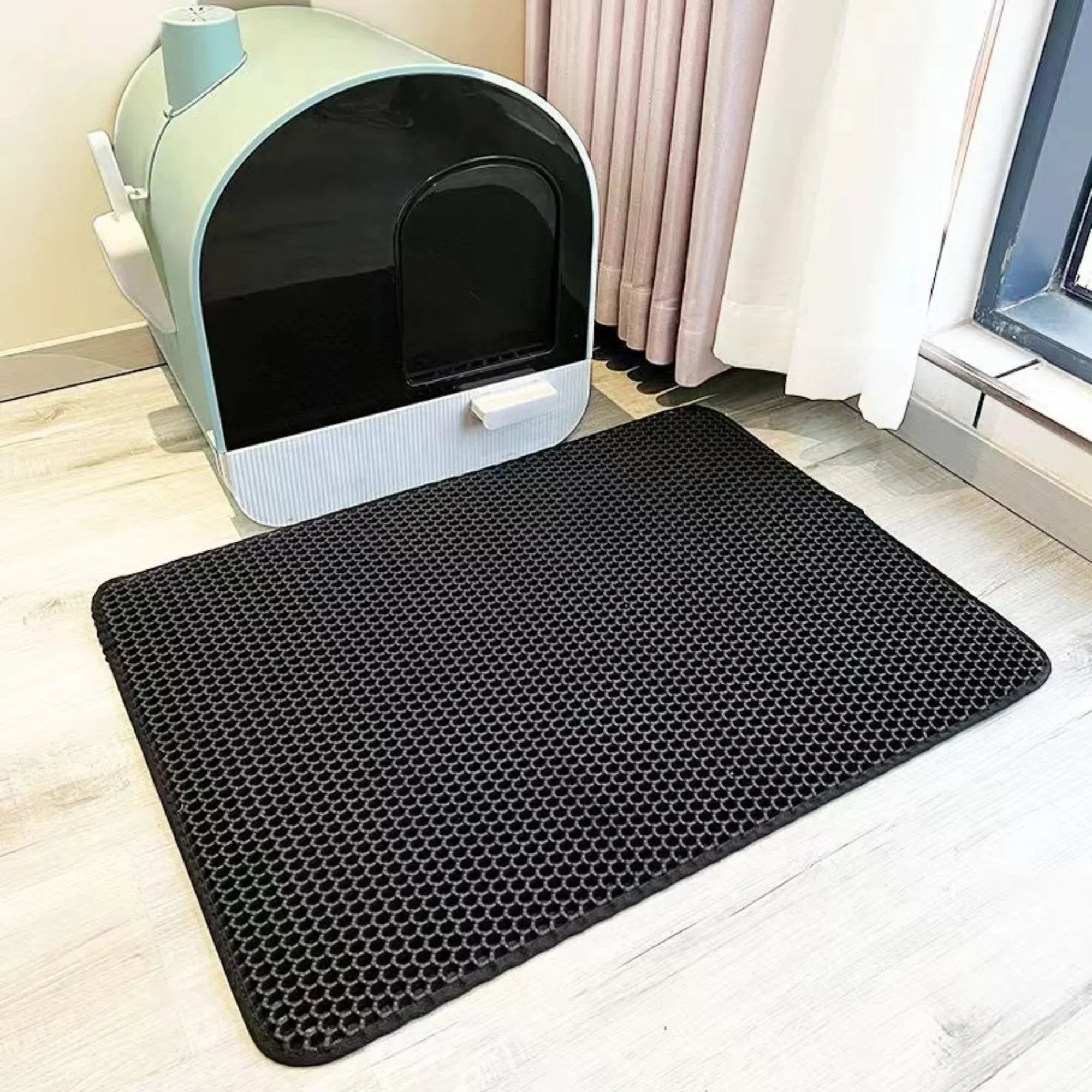 Anti-Splash Double-Layer Cat Litter Mat