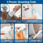 Dog Grooming Vacuum Kit, 2.3L Capacity