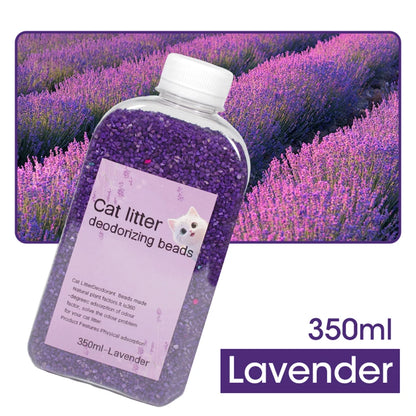 Cat Litter Deodorizer Beads - Eliminate Bad Smell, Safe for Cats & Kittens - Sprinkle & Go! | Non-Toxic