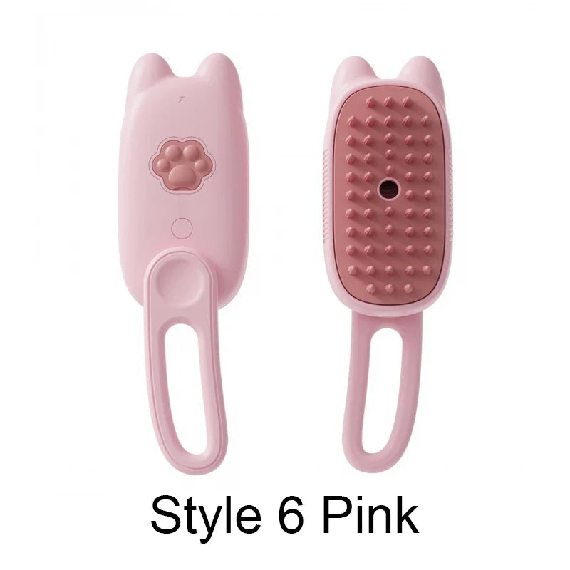 Rotating 3-in-1 Steam Grooming Brush for Cats - view 14