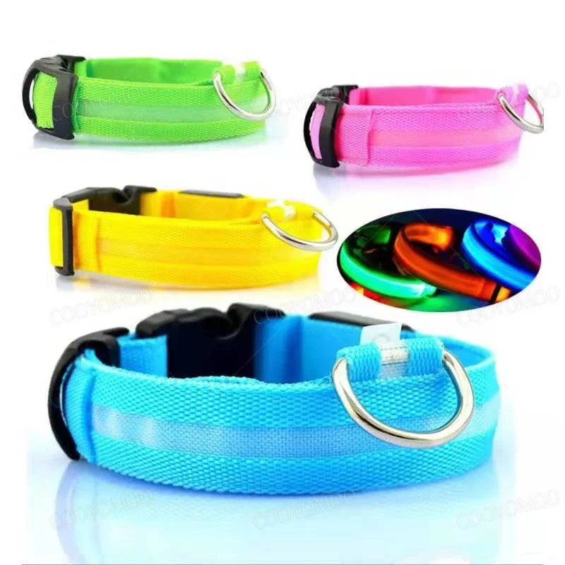 USB Rechargeable LED Dog Collar, 3 Light Modes - view 3