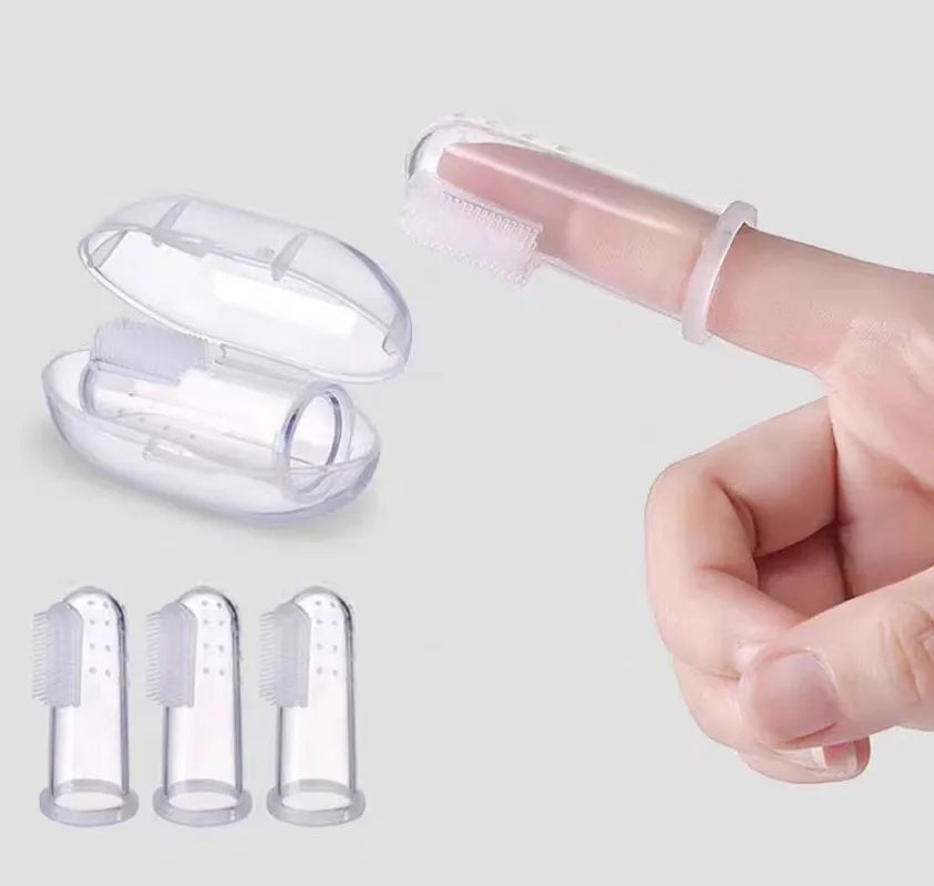 Silicone Finger Toothbrush for Dogs and Cats