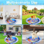 Ocean Sensory Water Play Mat Toy for Cats and Dogs - view 4