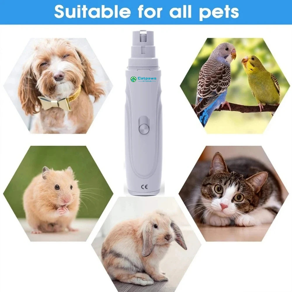 USB Rechargeable Electric Pet Nail Grinder