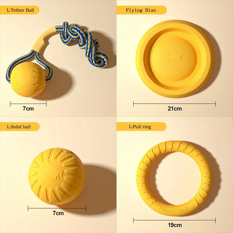 4-Piece Durable Dog Toy Set