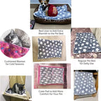 Thick Flannel Blanket Bed Mat for Dogs and Cats - view 4