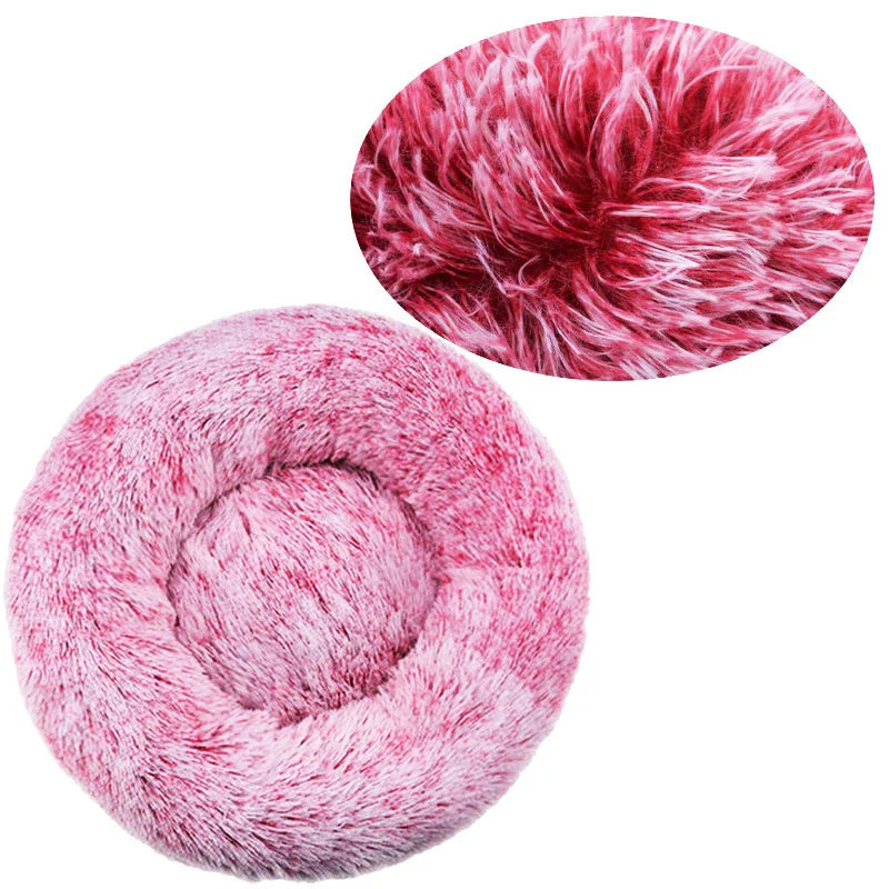 Super Soft Round Plush Dog Bed, 6 Sizes - view 20