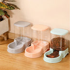 Automatic Pet Feeder and Water Bowl Combo, 3.8L