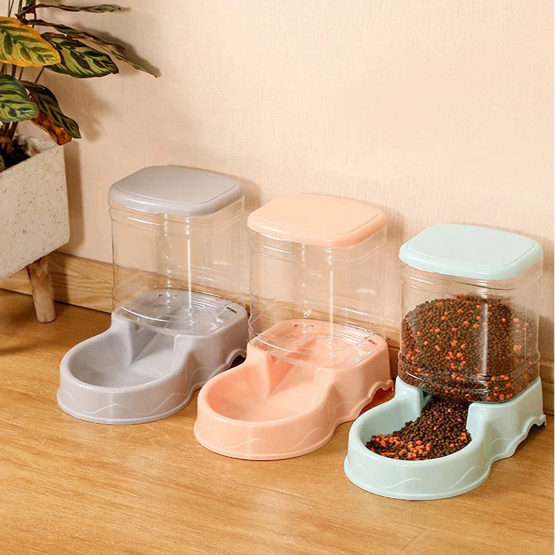 Automatic Pet Feeder and Water Bowl Combo, 3.8L